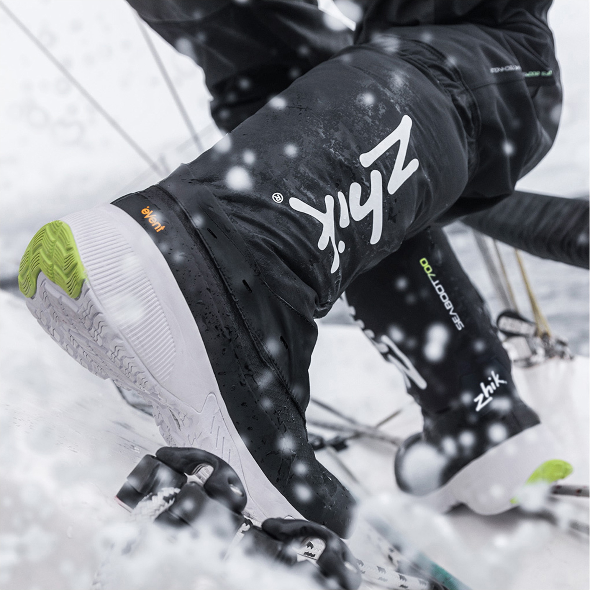 2026 Zhik Seaboot 700 Waterproof Sailing Boots YBT-700 - Black